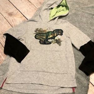 Garanimals Kid’s Gray Dinosaur Hoodie Size 6